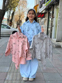 ست کراپ شلوار دخترانه